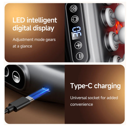 Massager Gun Set Deep Tissue Body Fitness Muscle Electric Relax Massager for Back Shoulders Legs Foot 16 Heads